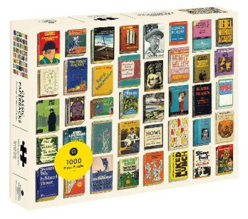 Classic Paperbacks 1000 Piece Puzzle by Richard Baker