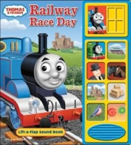 Thomas & Friends: Railway Race Day Lift-a-Flap Sound Book (Libro di cartone)