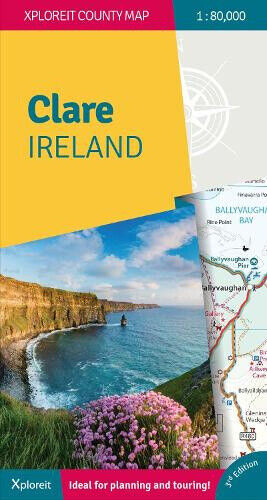 The Xploreit Map of County Clare Ireland by Mike Meagher