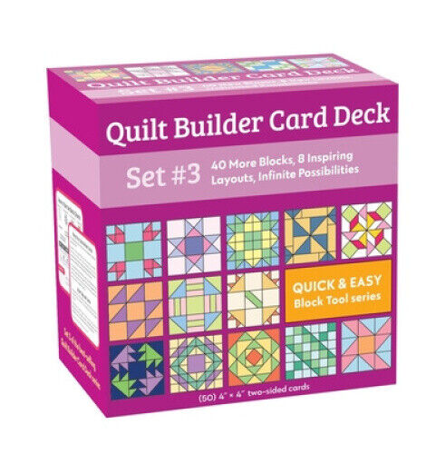 Quilt Builder Card Deck Set #3: 40 More Blocks, 8 Inspiring Layouts, Infinite