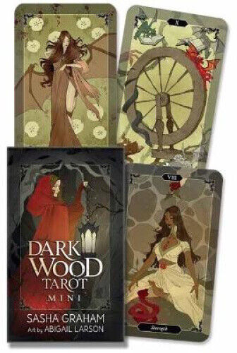 Dark Wood Tarot Mini Deck by Sasha Graham