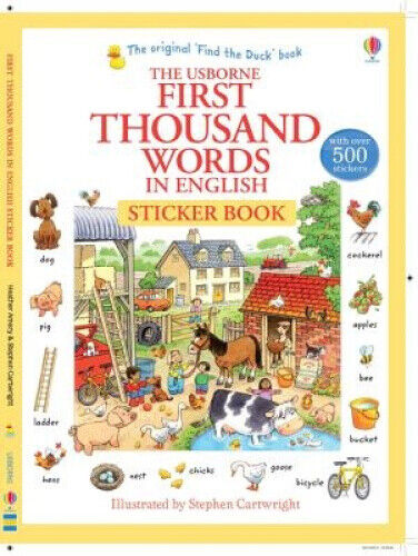 First Thousand Words in English Sticker Book (First Thousand Words Sticker Book)
