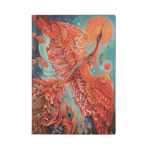 Firebird (Birds of Happiness) Midi Unlined Journal (Bird of Happiness)