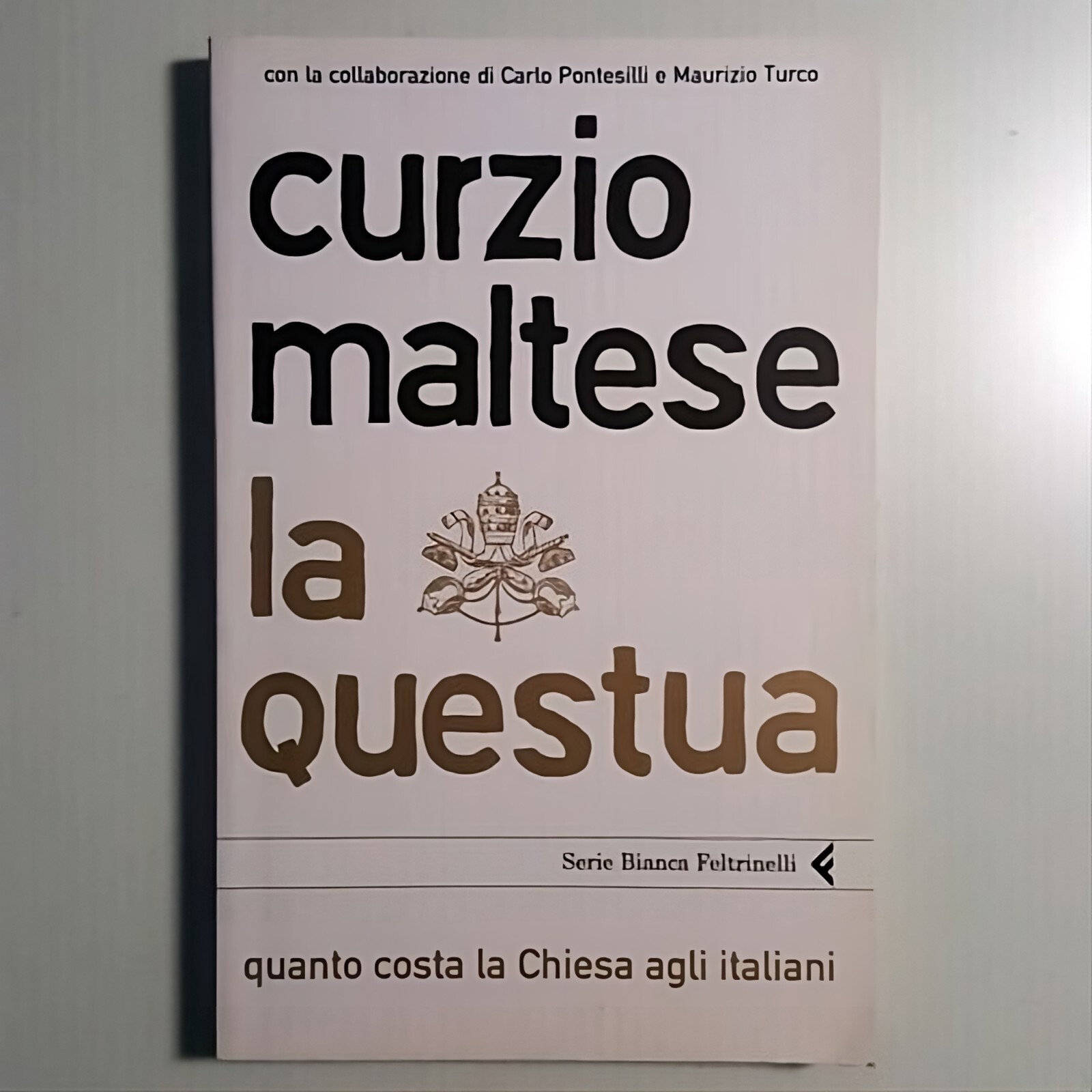 La Questua - Curzio Maltese - Serie Bianca Feltrinelli - 2008 - TRACCIATA!!