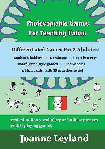 Joanne Leyland Photocopiable Games For Teaching Italian (Tascabile)