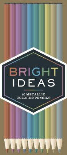 Bright Ideas Metallic Colored Pencils by Chronicle Books