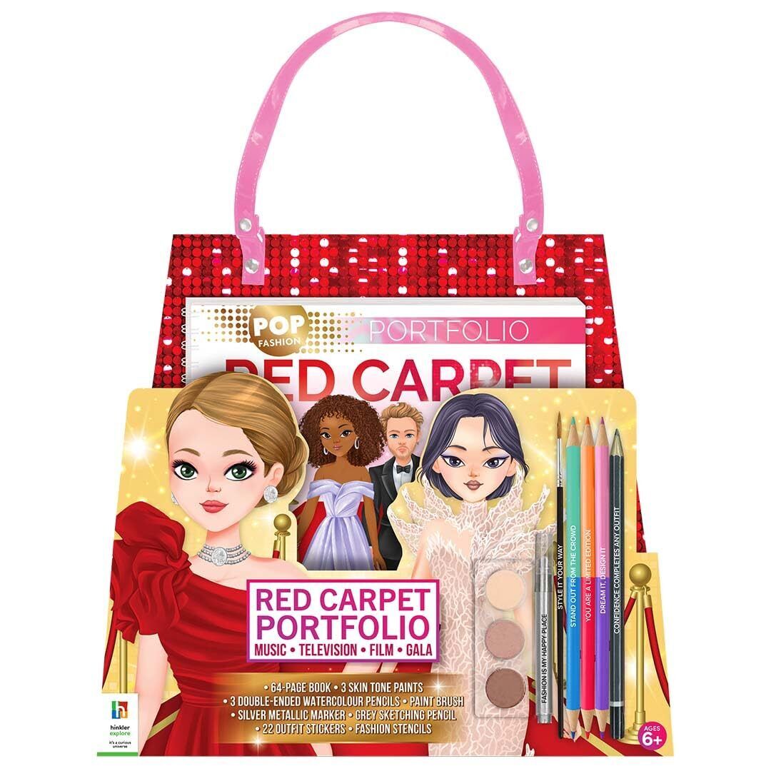 Hinkler Pty Ltd Pop Fashion Red Carpet Tote Bag (Copertina rigida) Pop Fashion