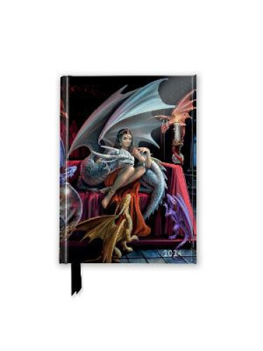 Anne Stokes: Dragon Charm 2024 Luxury Pocket Diary - Week to View