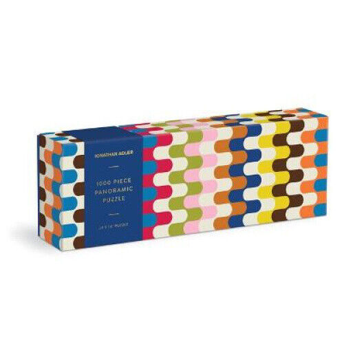 Jonathan Adler Bargello 1000 Piece Panoramic Puzzle by Galison