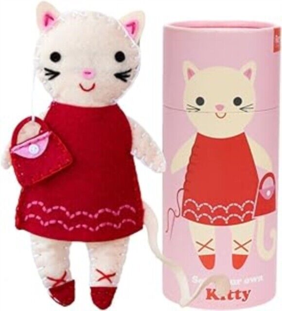 Felt Craft Kit - Sew Your Own Cat Book NUOVO