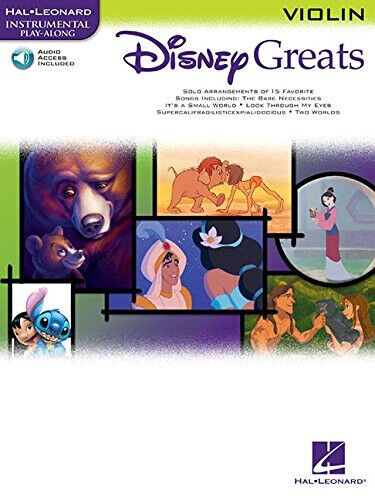 Disney Greats: Violin (Book/Online Audio) by Hal Leonard Publishing Corporation