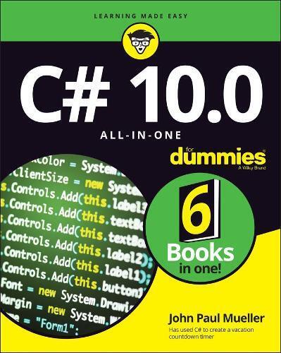 John Paul Mueller C# 10.0 All-in-One For Dummies (Tascabile)