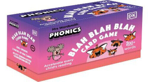 Mrs Wordsmith Phonics Blah Blah Blah Card Game, Ages 4-7 (Early Years and Key