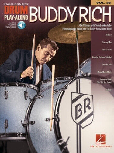 Buddy Rich Drum Play-Along Volume 35 Book/Online Audio by Buddy Rich