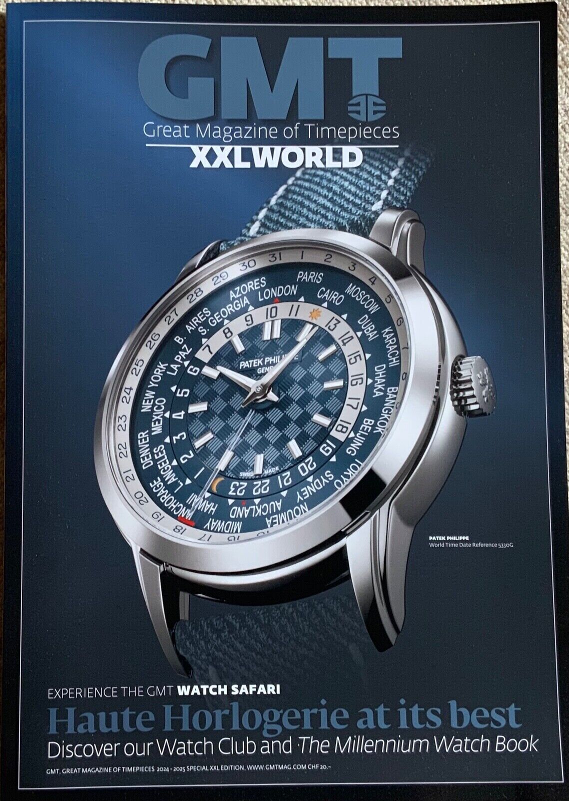 GMT  Great Magazine of Timepieces XXL  , rivista gigante su orologi , 2024/25
