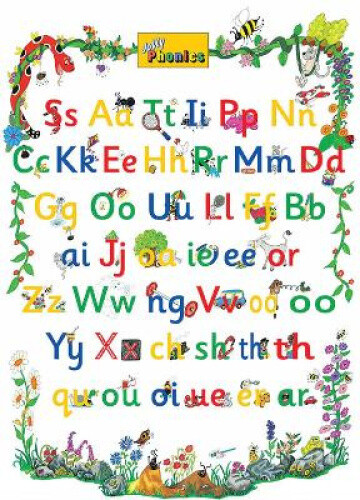 Jolly Phonics Letter Sound Poster: in Precursive Letters (British English