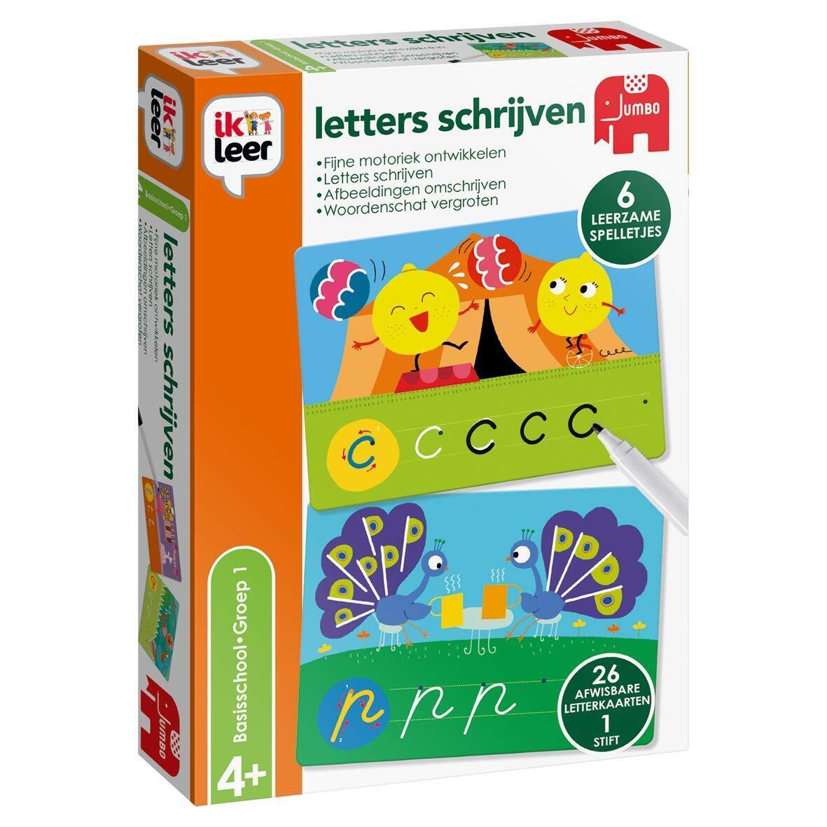 jumbo-spellen Ik Leer Letters Schrijven Toy NUOVO