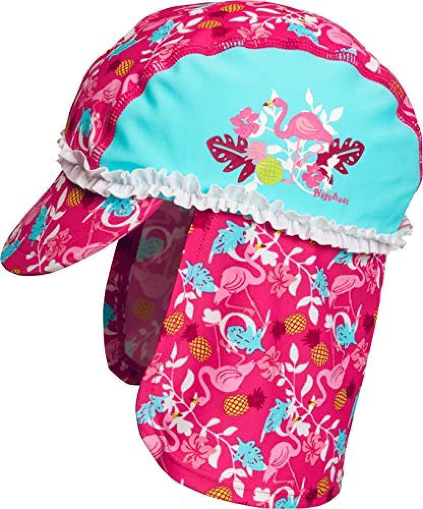 (TG. 51) Playshoes UV-Schutz Mütze Flamingo Cappellopello, Turchese (Türkis 15