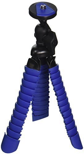 Vivitar 7Inch Rubberized Spider Tripod Blue Viv-Sp-7-Blu NUOVO