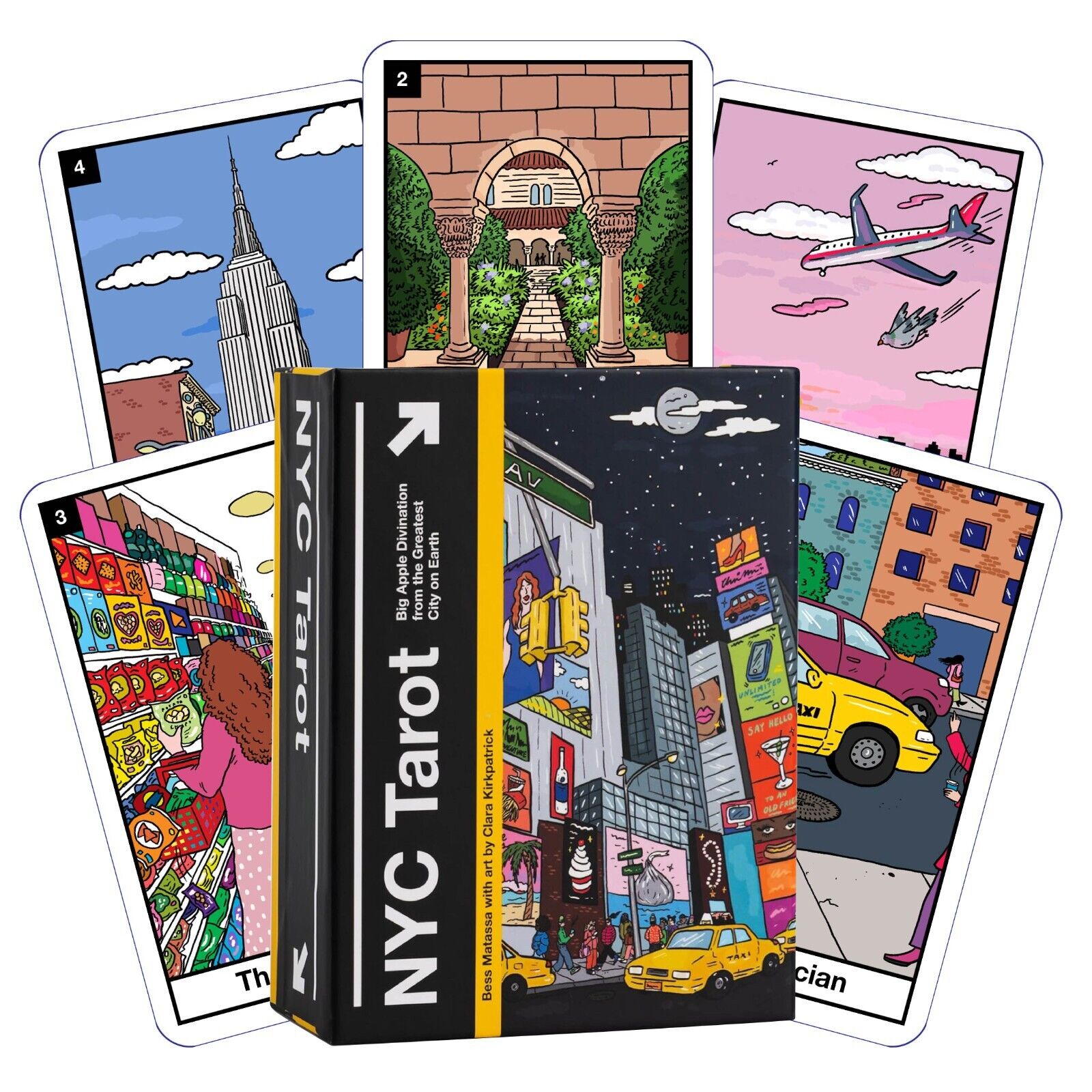 Nyc Tarocco: Big Apple Divinazione Mazzo Carte Sterling Ethos A IN Matassa SE005