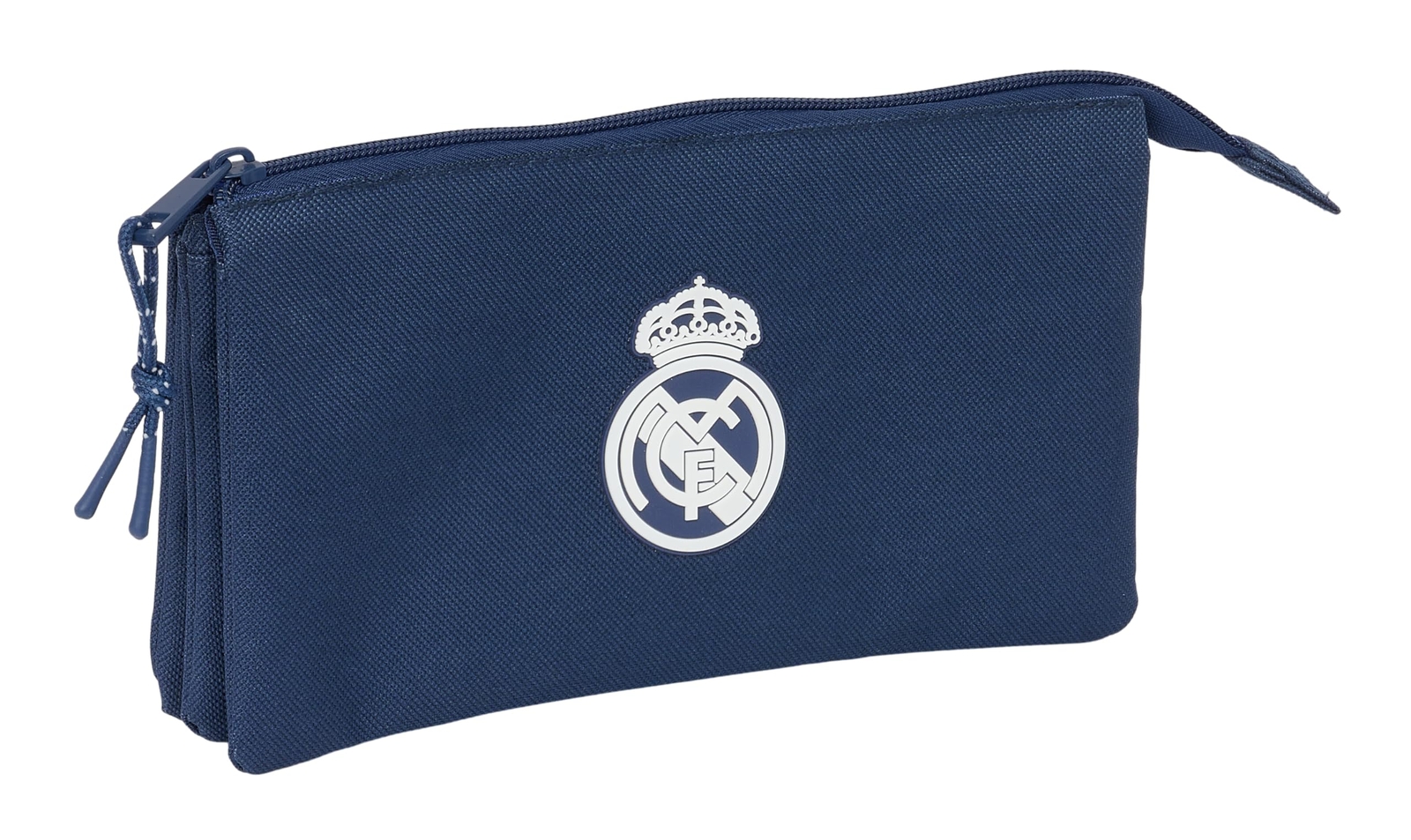 Triple Carry-All Real Madrid C.F. Navy Blue 22 X 12 X 3 Cm NUOVO