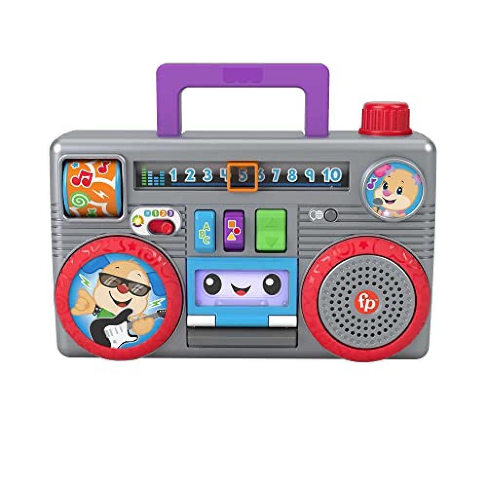 Fisher-Price - Ridi & Impara Stereo Baby DJ - Edizione multilingue, gioco attivi