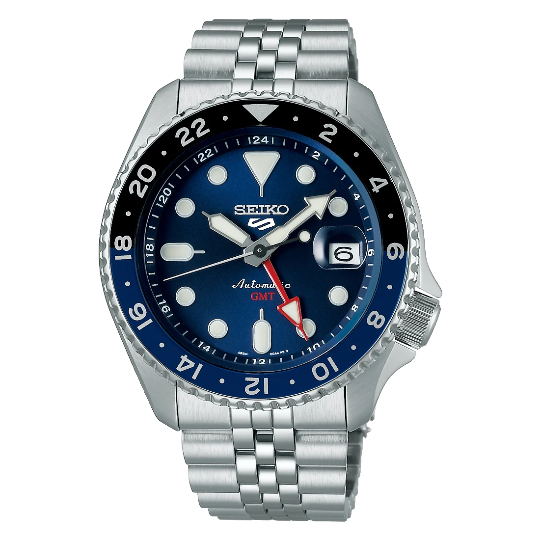 Orologio Seiko 5 sports SSK003K1 GMT blu Batman