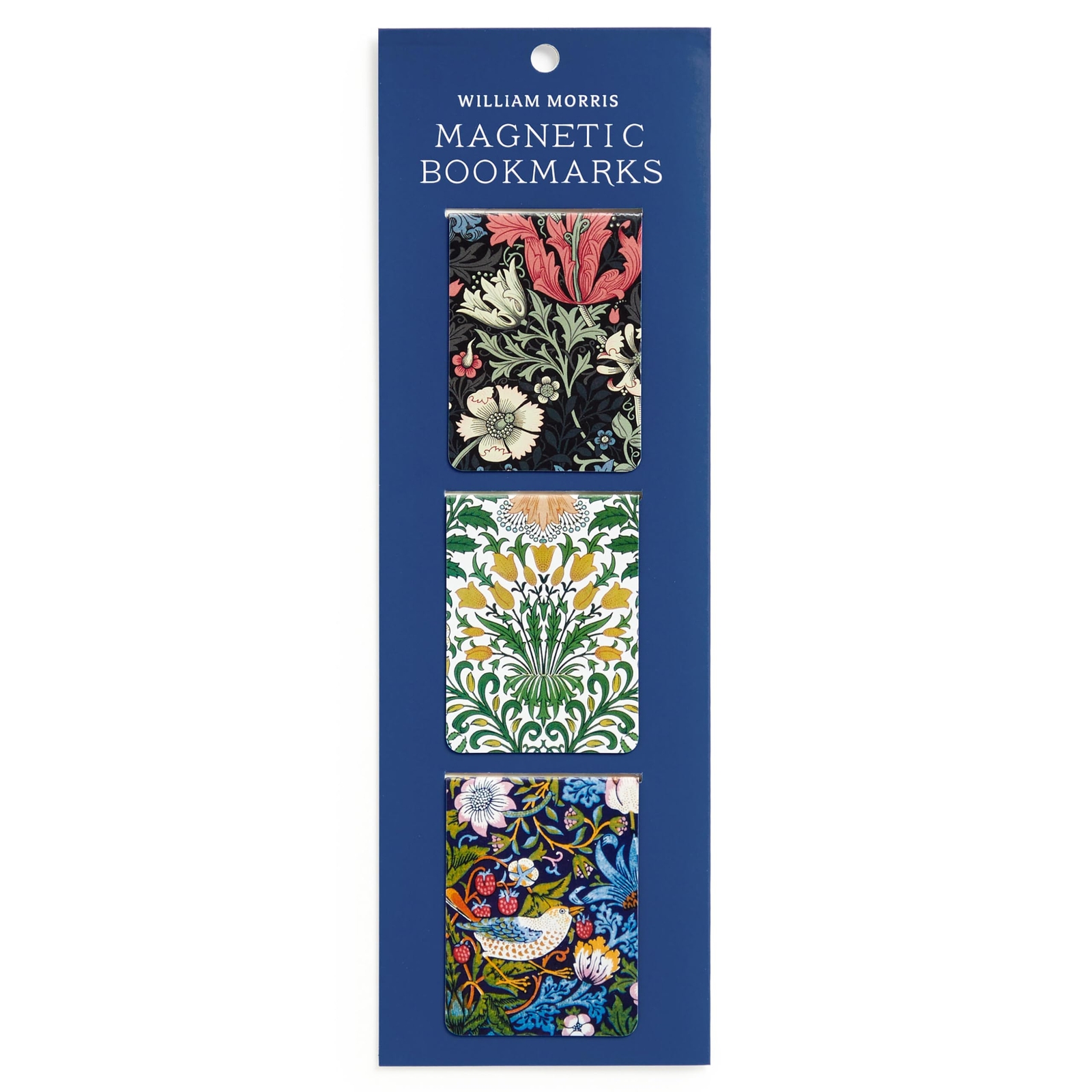 William Morris Magnetic Bookmarks Stationery NUOVO