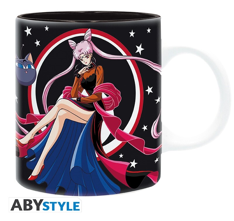 Merchandising Sailor Moon: ABYstyle - Sailor Moon Vs Black Lady (Mug 320 Ml / Ta