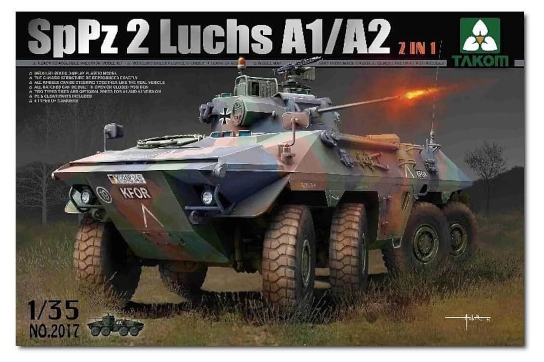 Bundes Sppz2 Luchs A1/A2 1:35 ACC NUOVO