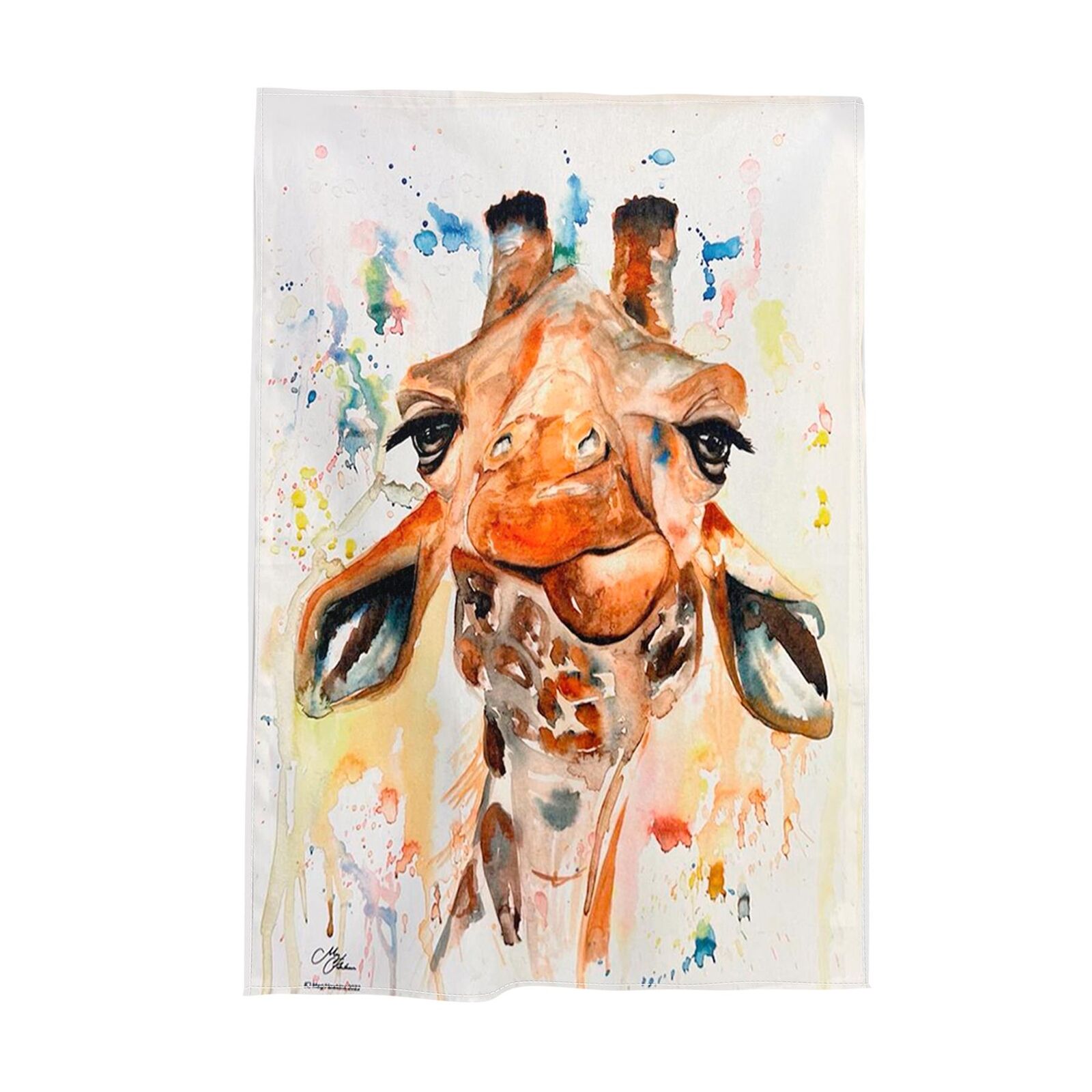 Giraffe Tea Towel | 100% Cotton | Large kitchen towel for drying
