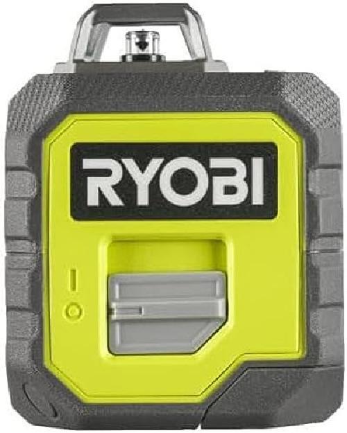 Ryobi RB360GLL-K,Livella 360° Laser Verde con 4 Batterie Incluse, Batteria 18V O