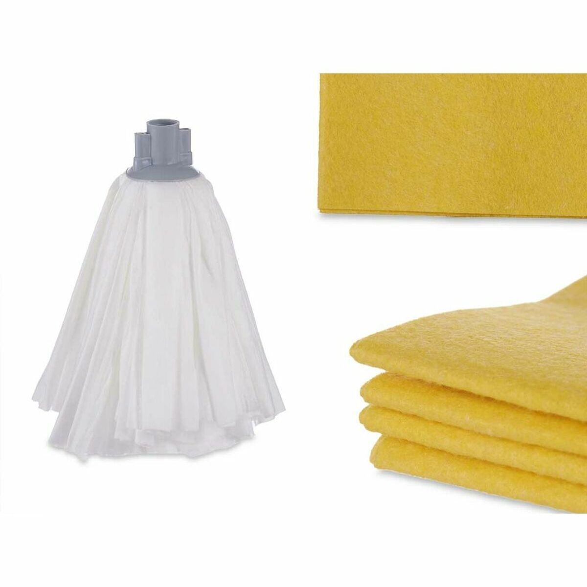 Kit per Cleaning & Storage 23 x 6 x 31 cm Grigio Bianco [5 pcs]