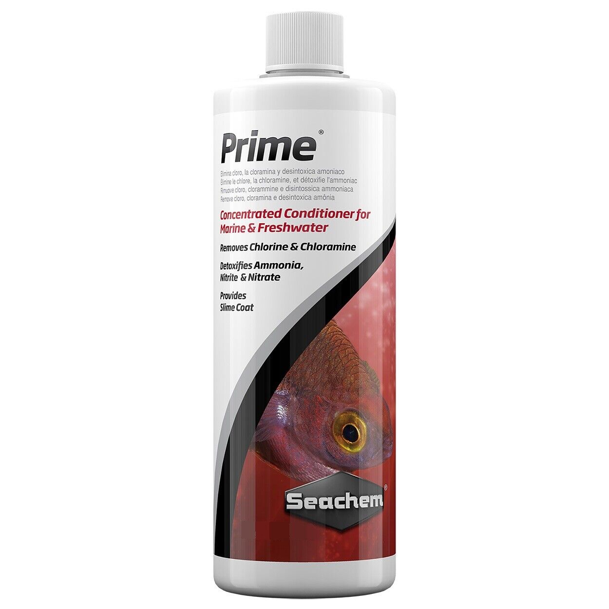 SEACHEM PRIME 100 ml BIOCONDIZIONATORE ACQUARIO DOLCE MARINO NO CLORO AMMONIACA