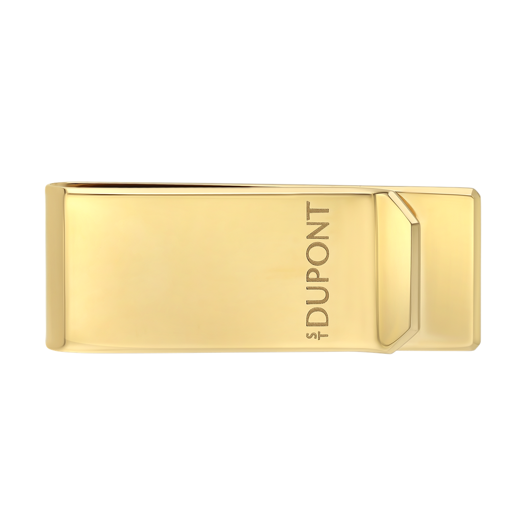 Fermasoldi Rect Money Clip Golden  | S.t. Dupont