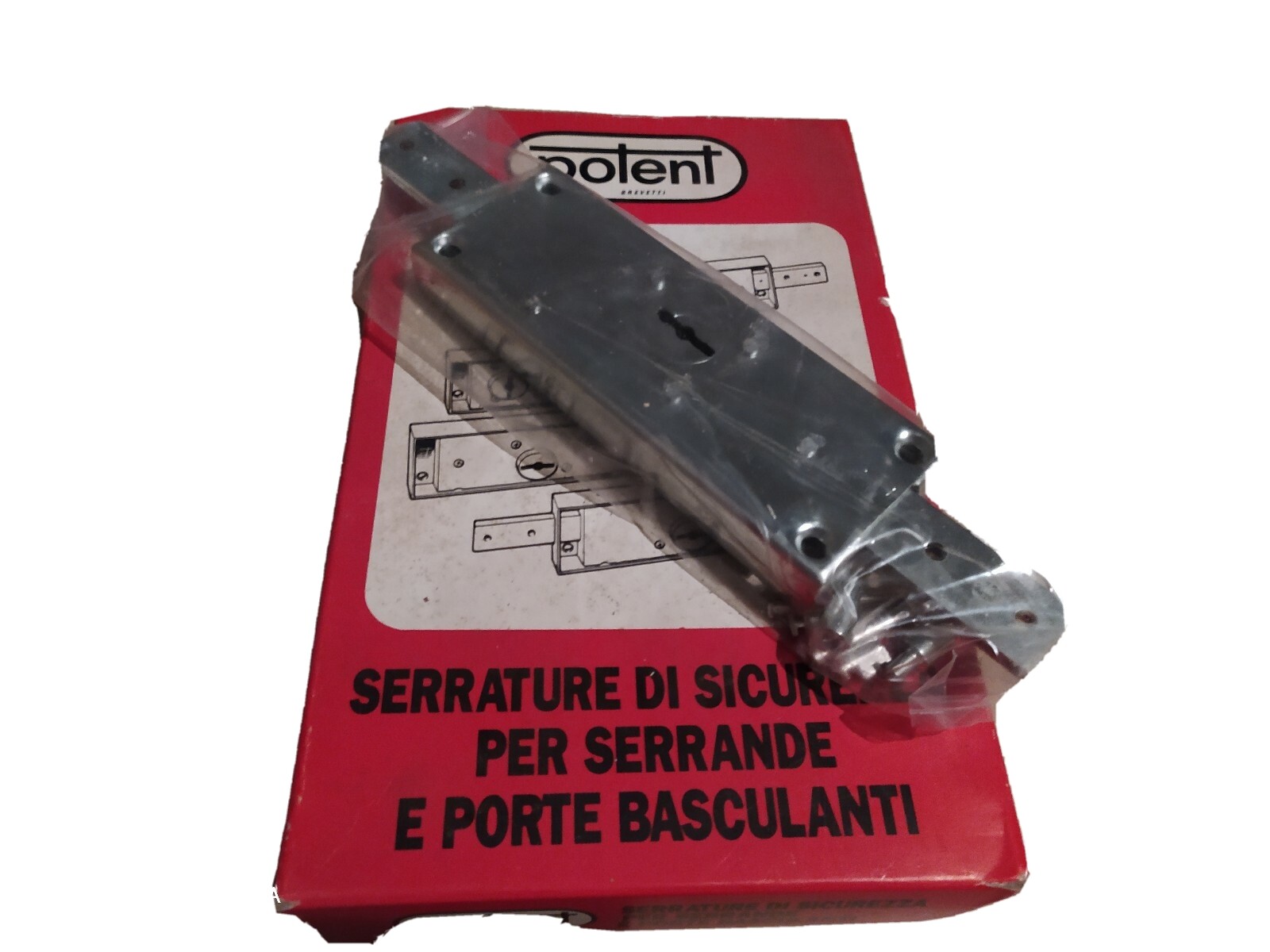 SERRATURA  POTENT 1600 A DOPPIA MAPPA.