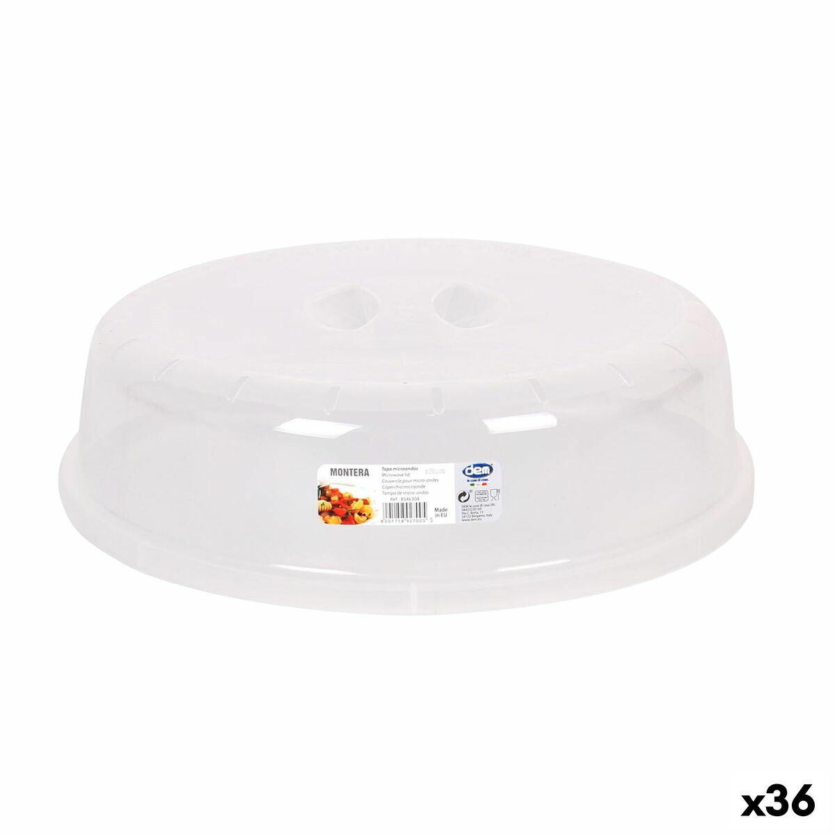 Coperchio per Microonde Dem Montera 27 x 27 x 7 cm [36 Unità]