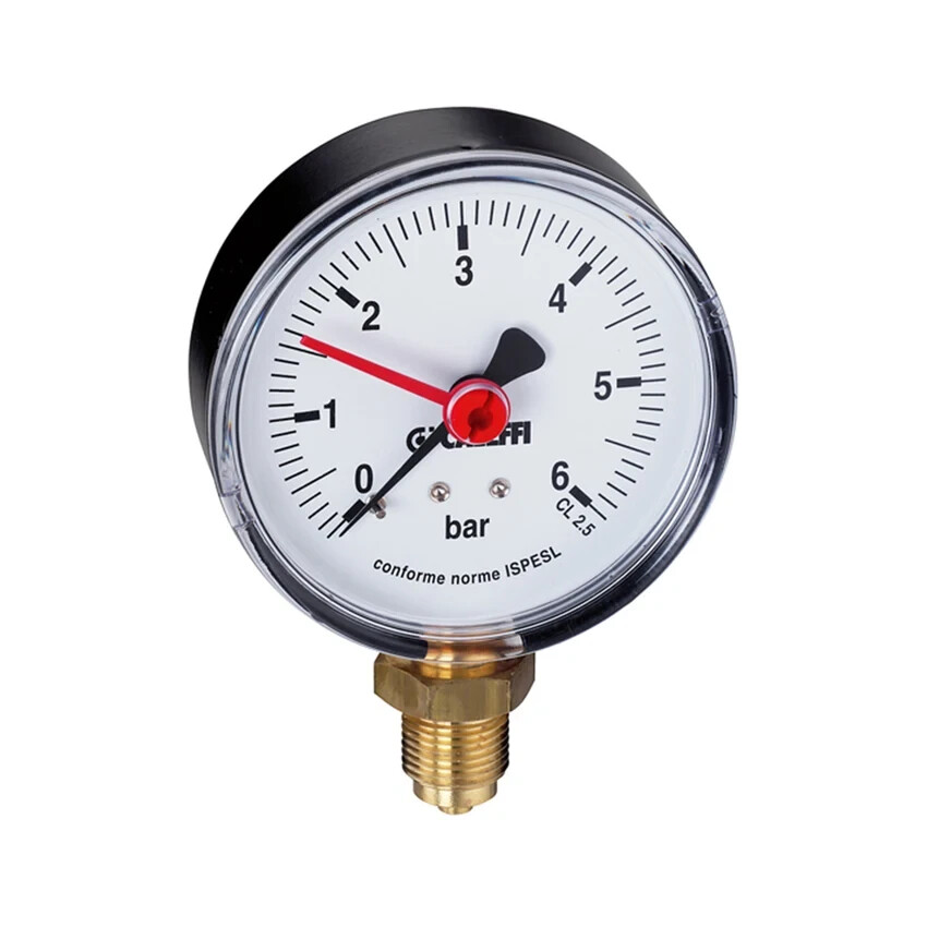 Manometro D.60 1/4 0-10 P.Cent Caleffi 557410 CALEFFI 557410