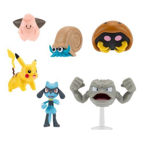 Set 6 personaggi Battle Ready  POKEMON Rei Toys PK060400