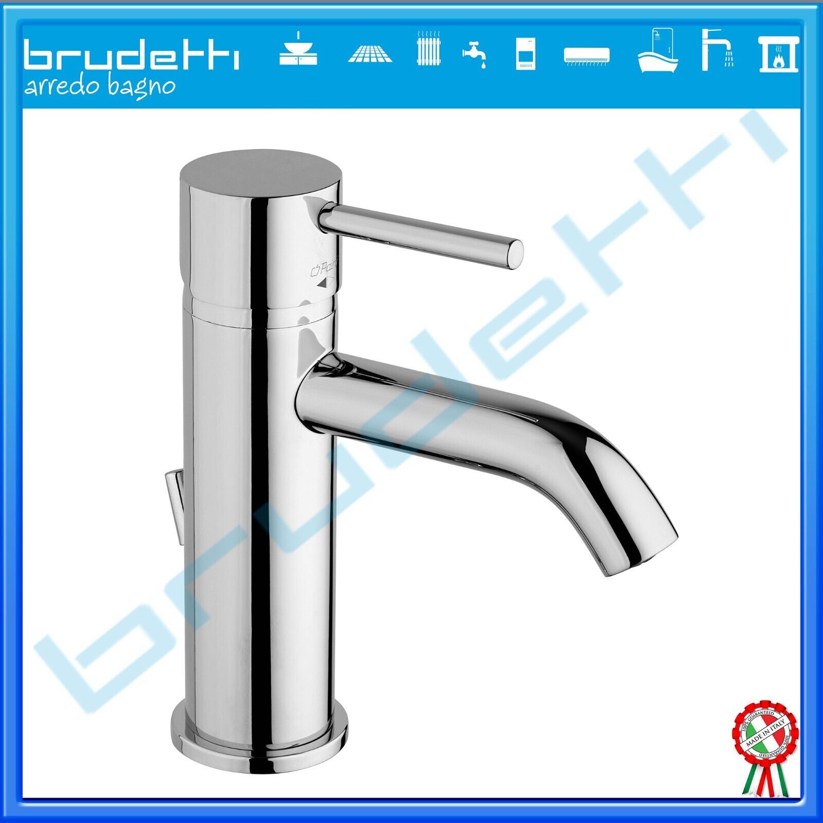 💧 Paini COX OPEN Miscelatore Lavabo Scarico Automatico 1"1/4 Monoforo Cromato