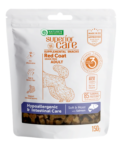 SUPERIOR CARE - SUPPLEMENTAL SNACK RED COAT GRAINFREE - HYPPOALLERGENIC E INTEST