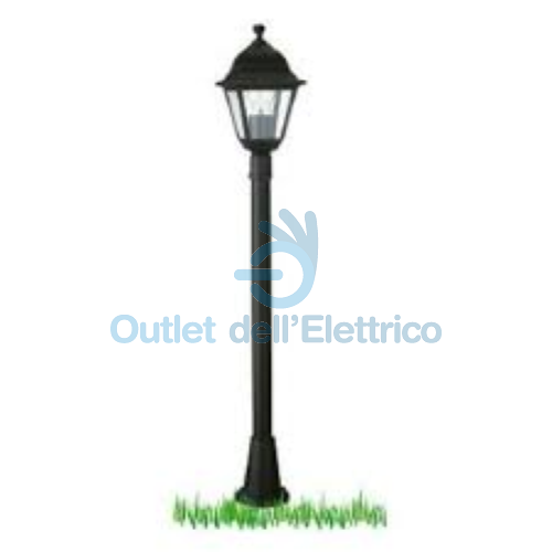 LIMA PALO H 81 C/LANTERNA NERO 60W