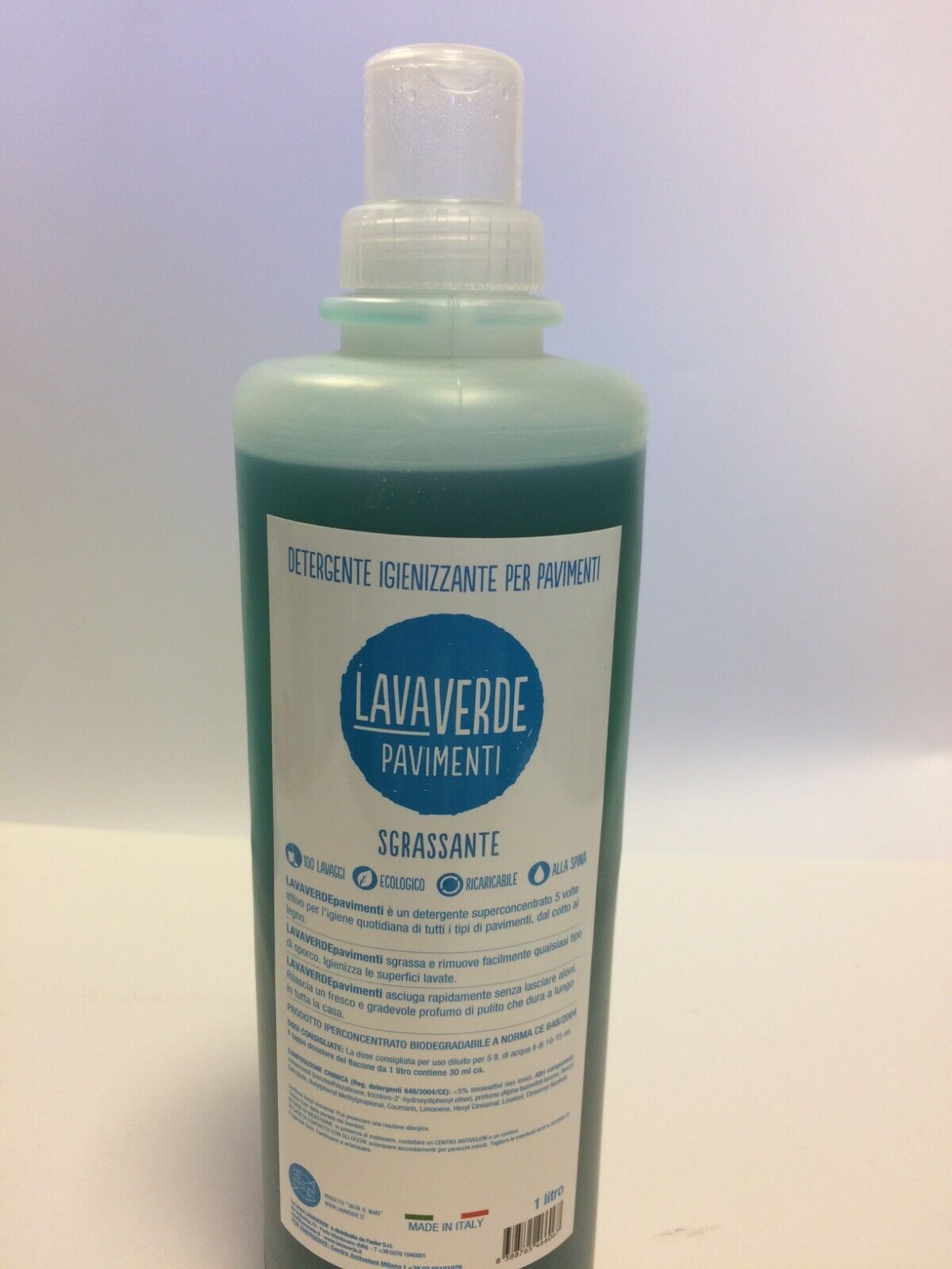LAVAVERDE sgrassante Pavimenti 1L