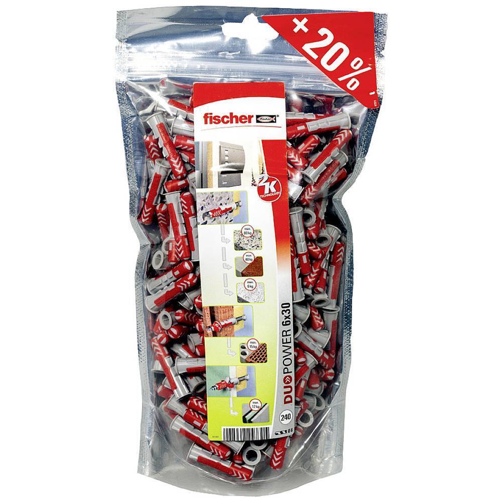 Fischer DUOPOWER 6 BigPack Tassello 30 mm 6 mm 536382 240 pz.