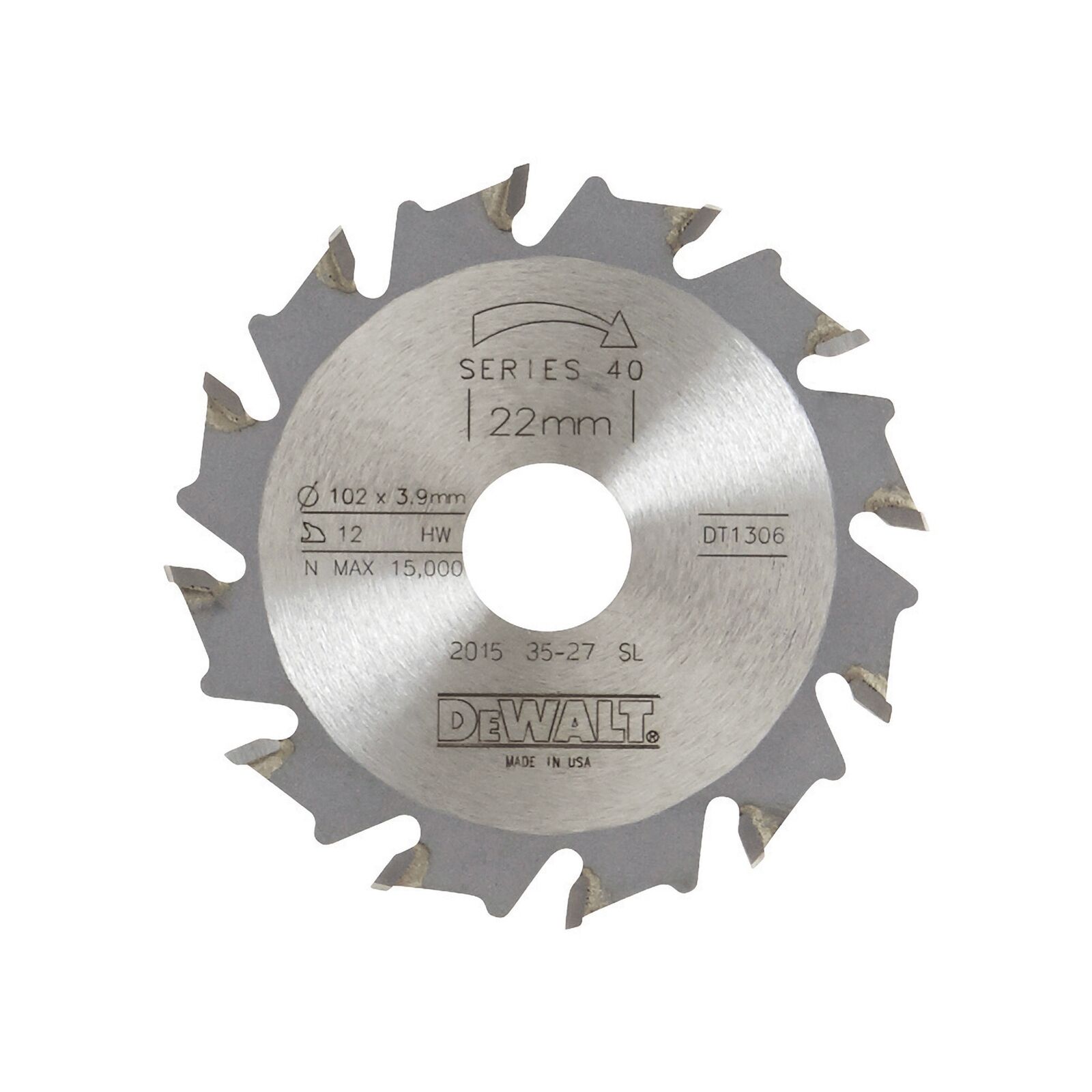 DT1306-QZ - Foglia Di Sega Per Jointer 102MM
