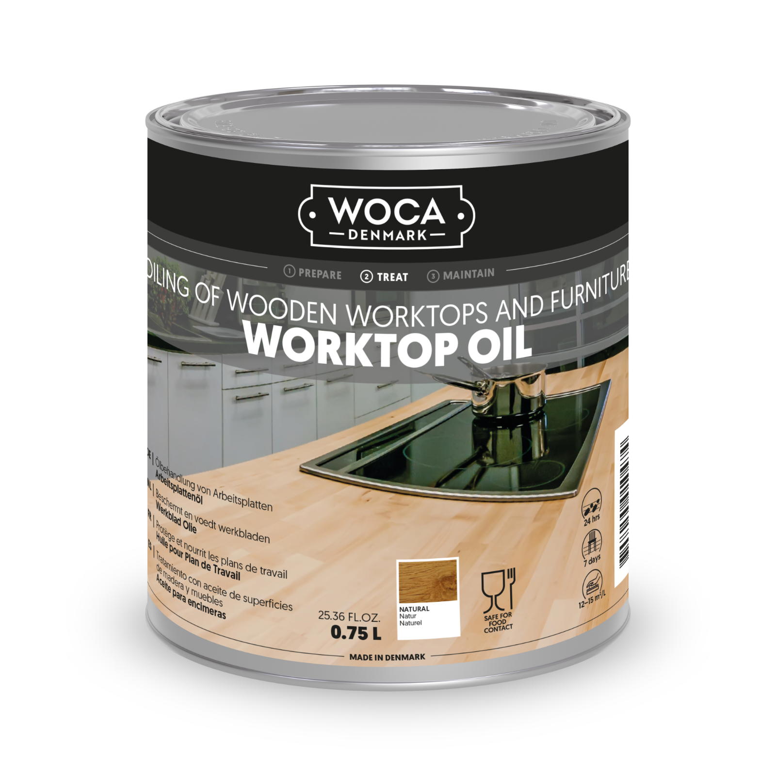 Woca Worktop Oil - natural