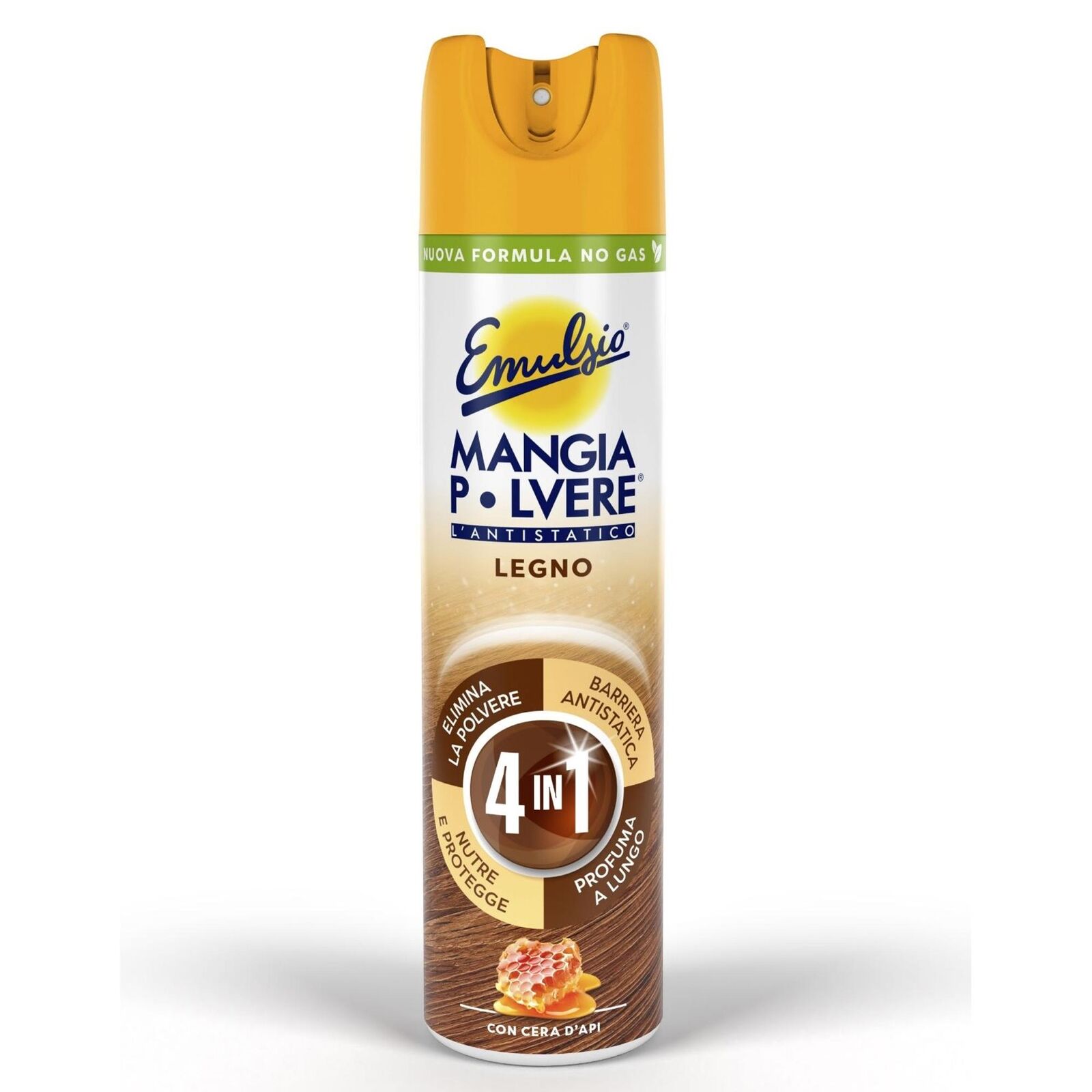EMULSIO MANGIAPOLVERE ANTISTATICO PER LEGNO 300ML PULIZIA SUPERFICI