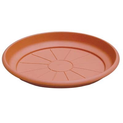 SOTTOVASO TONDO ERICA ICS PP TERRACOTTA X VASO CM 80 ICS