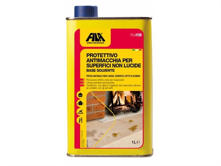 Protettivo antimacchia pavimenti in cotto, marmo, pietre 1 litro FILAFOB FILA