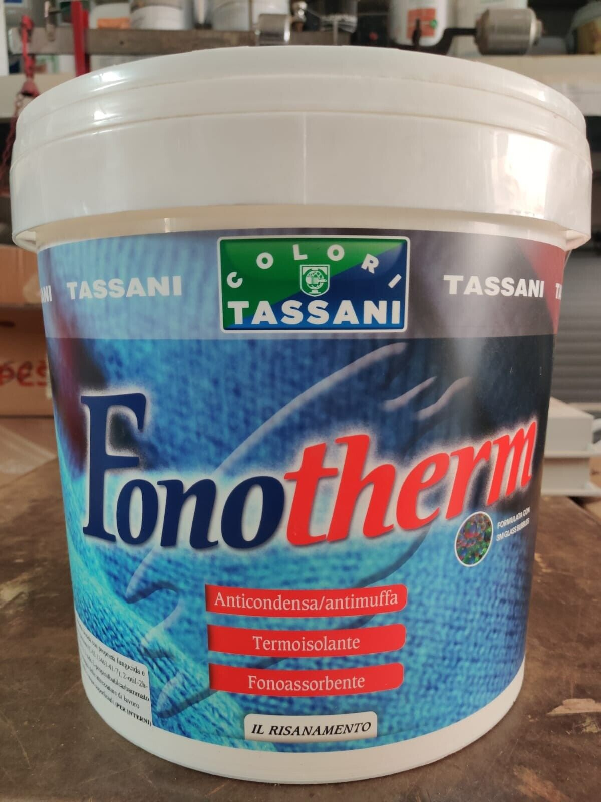 Pittura Per Interni Lavabile TASSANI Fonotherm 3M Termica Antimuffa Anticondensa